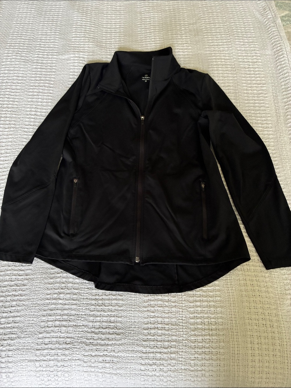 Women’s Talbots full zip black jacket